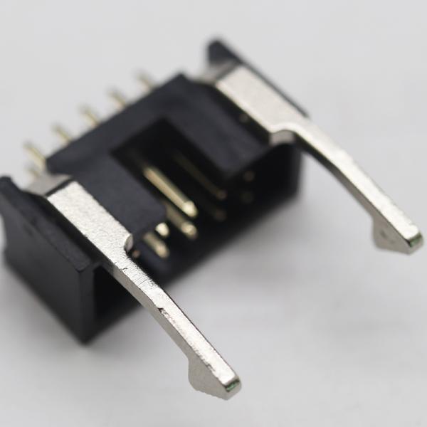 3.0Amp PBT PA6T Male Header Connector Latched Box Ejector For PCB Board