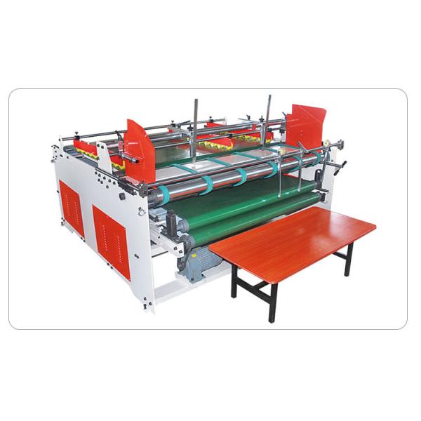 Semi Automatic Corrugated Cardboard Sheet Making Machine For Carton Box Folding Gluing