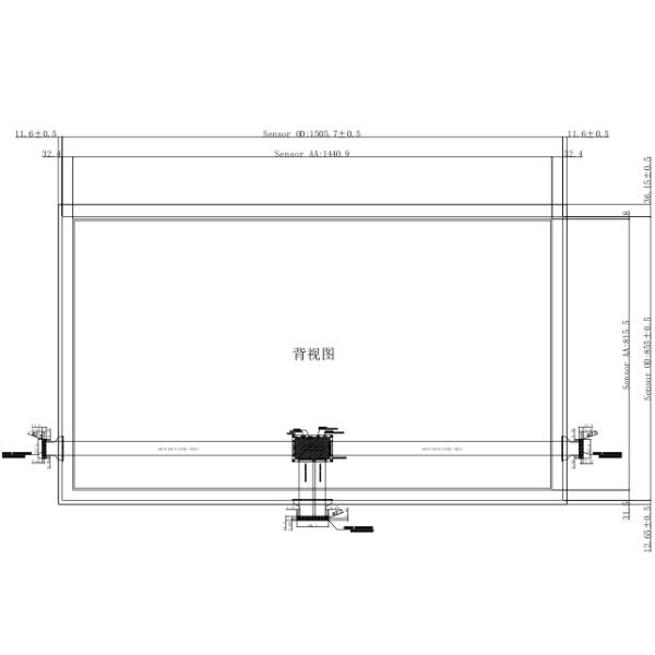 Multi Touch Capacitive Screen 65 Inch, Large Size Kiosk Wear Resistance High Precision Digital Signage Long Lifespan