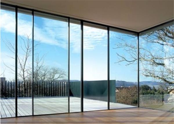 Hollow Structure Heat Insulating Glass , 3mm - 8mm Thickness Double Glazed Window Glass