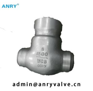 China High Pressure API 6D Swing Check Valve 900lbs RTJ  Flanged Stellite No.6 Disc on sale