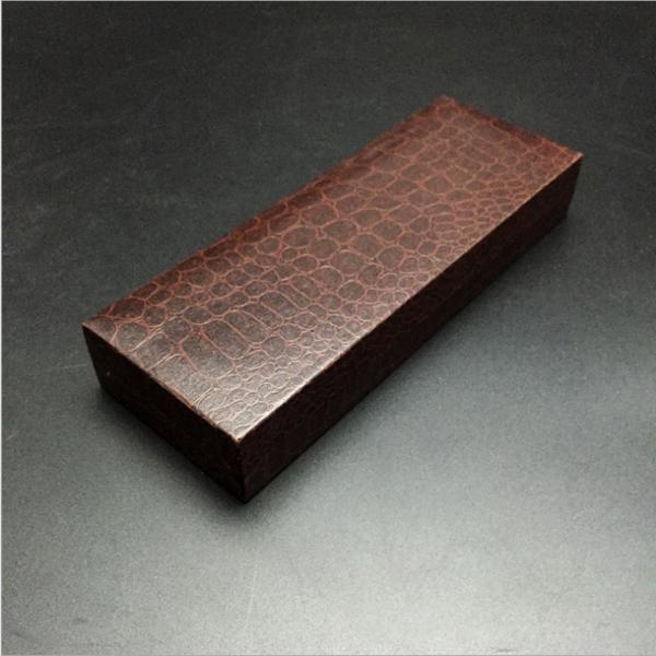 Crocodile Pattern Luxury Paper Gift Box Pen Packaging Excellent Craftsmanship