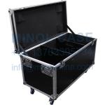 Flight Zone Utility Trunk Touring Case With Wheels Caster Stacking Plates And