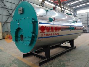 China 0.25-5 5kw Oil Fired Hot Water Boiler , Horizontal Fire Tube Boiler ZWNS on sale