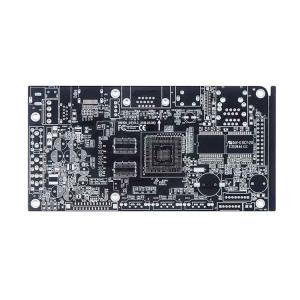 China Lead-Free HASL Double-Sided PCB Circuit Board with Black Soldermask on sale