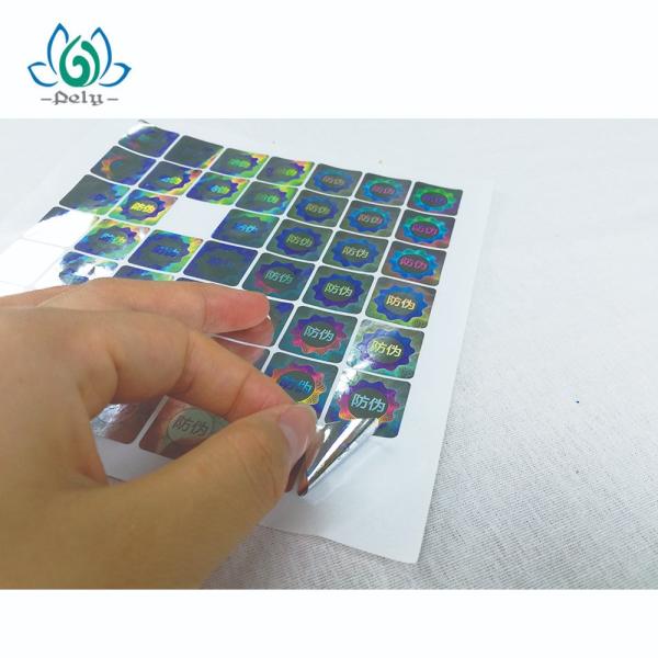 UV Printing Tamper Evident Security Labels , Hologram Stickers For Certificates
