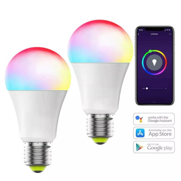 E27 E26 B22 Smart Bulb Phone Remote APP Control Light Rechargeable Tuya