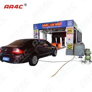Quality 12.5KW Touchfree Auto Tunnel Car Wash Machine Electric 9 Brushes Rollover for sale