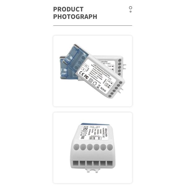 Bluetooth WIFI Tinting LED Dimming Controller 24vdc Bi Color Temperature