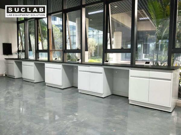 Buy Chemical Resistant Countertops Steel Laboratory Wall Bench For Laboratory Usage at wholesale prices
