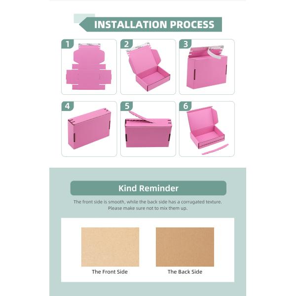 Gift Mailer Box Recyclable Custom Logo Black Packaging Box With Zipper for Perfume