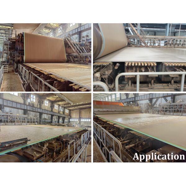 Double Layer - Improved Sheet Support Paper Machine Fabric - Coarse 8/16 Shed DLA47816SM-420CFM with Additional CD Yarn for Superior Fiber Retention