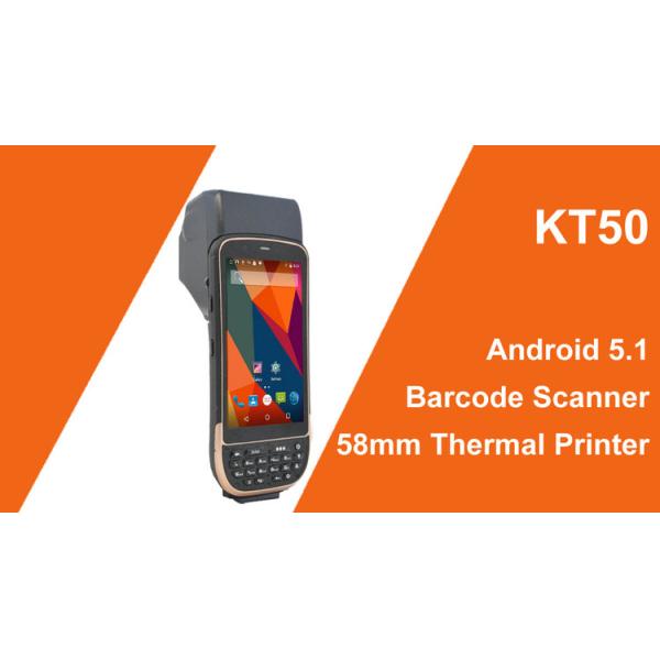 Android 5.1 2GB RAM Portable Rugged PDA MTK 1.3Ghz ISO9001 For Parking Ticket Printing