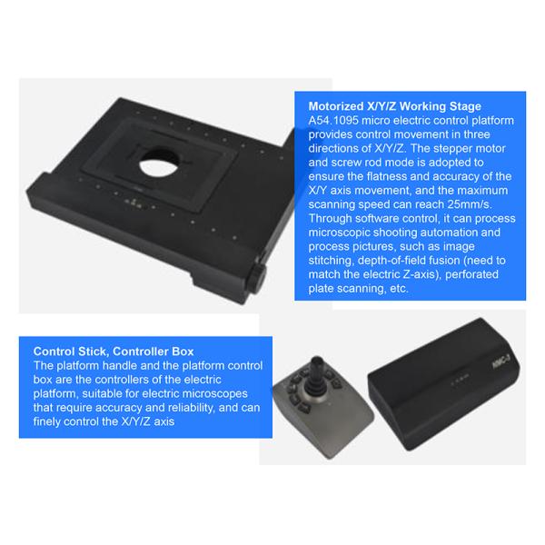 Full Auto Reflect Portable Metallurgical Microscope Semi APO BF+DF+DIC+PL A13.1095-R