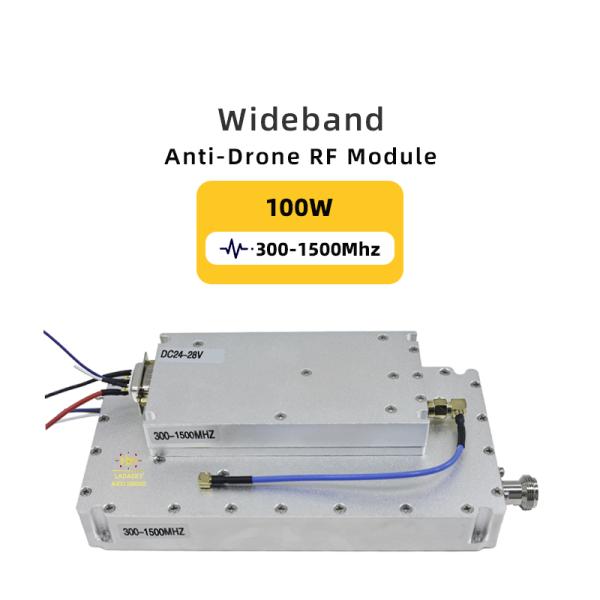 300-1500mhz Anti Drone Lora Module Counter Fpv Module 300-6000mhz 100W anti drone system anti fpv 250-400mhz 50W 100-1100mhz