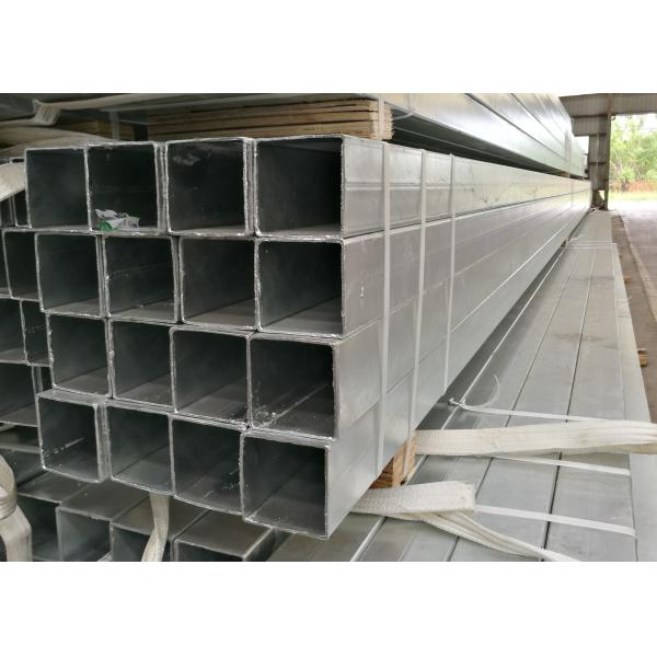 70*70 Galvanized Steel Square Tubing , A500 Standard Galvanized Steel Rectangular Tube