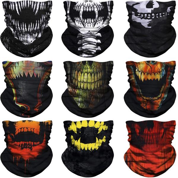 Polyester Multifunctional Print Logo Seamless Tube Scarf