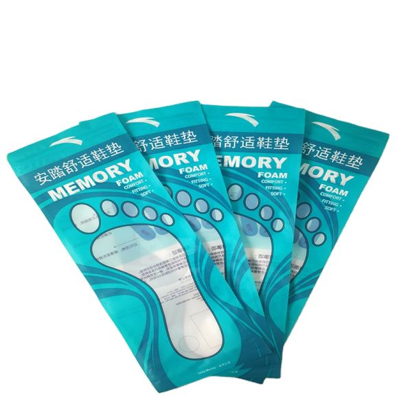 Thickness Based Custom Printing Shoe Pad Packaging Bag Insole Pouch Designed Industrial Earphones Protective Packaging