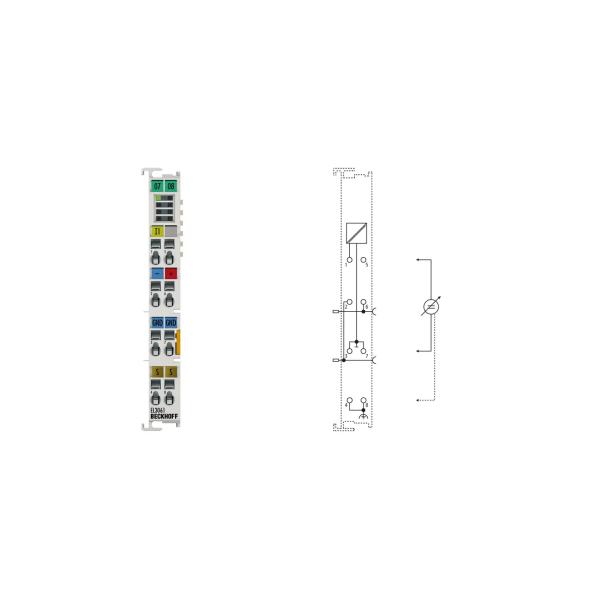 EL3061 Beckhoff EtherCAT Terminal with 1-Channel Analog Input, Voltage, 0…10 V, 12 Bit