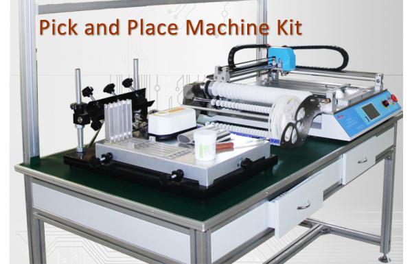 Buy Small SMT Pick And Place Machine Kit with Stencil Printer CHMT36 LED Mounting Machine at wholesale prices
