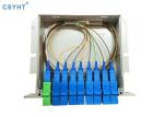 Module Optical PLC Splitter Cassette Box 8 16 Way Inserting LGX Box ABS Plastic