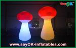 Air Blown Inflatable Orange Lighting Event Inflatable Mushroom