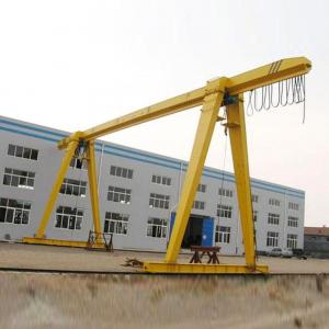 China Box Type Single Main Girder Gantry Crane Equipped With CD / MD Electric Hoist on sale