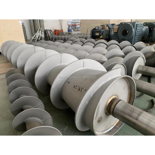 Industrial Screw Press Sludge Dewatering Machine 3.6-45m3/h Capacity