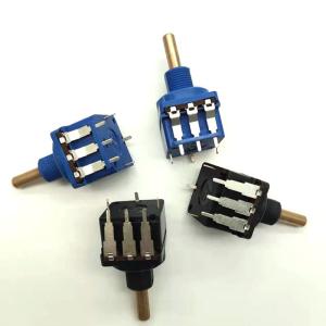 Blue 500k Potentiometer With Switch 10A For Dimming Lighting