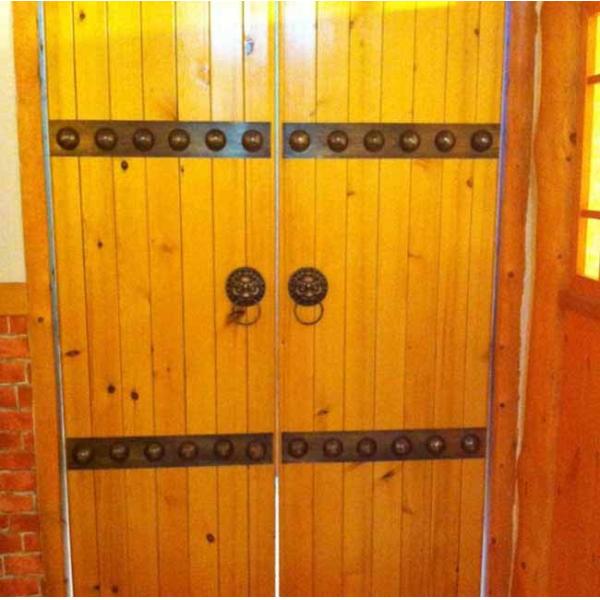 Corrosion Resistant Round Lion Head Pull Door Knockers Handles Classical Design