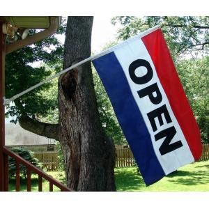 China Advertising Custom Wall Mounted Flag Pole Polyester Hanging Outside Use on sale