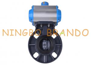 Quality PVC Plastic Butterfly Valve With Pneumatic Actuator 4