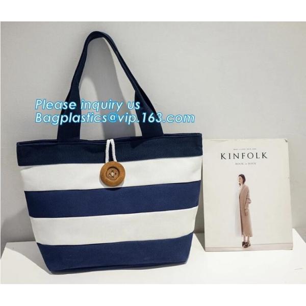 Fashion zipper shoulder bag heavy duty canvas tote bag shopping canvas bag with PP webbing strap bagease bagplastics pac