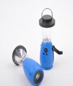 China Outdoor use dynamo flashlight with FM/AM radio function on sale