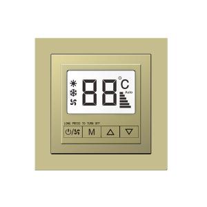 RS485 Modbus Thermostat Control Panel Horizontally mounted 4 conjoined frame