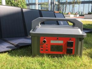 China Customized Camping Solar Power Plant Integrated With Lithium Battery Solution on sale
