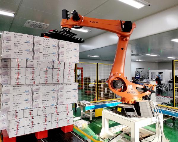 Buy 0.06mm Repeatability 5-Axis Industrial Robot Cell for High Precision Applications at wholesale prices