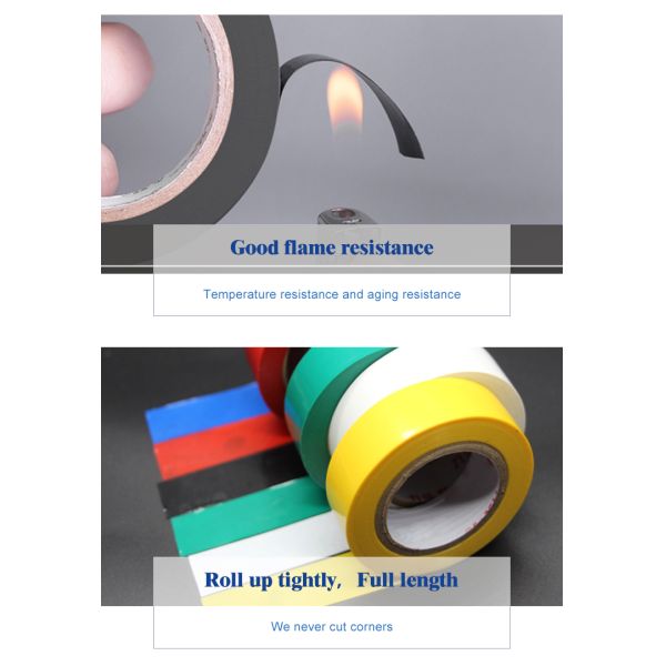 Robust PVC Duct Tape for Electrical Applications Pressure Sensitive Insulated Shipping Tape for Box Packing for Export Buyers