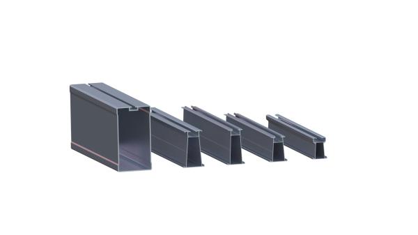 Buy Rail 65 Aluminium Solar Mounting Structure AL6005 Ground Frame at wholesale prices