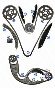 China Engine CRCA CJMA Timing Chain Kit For AUDI VW TOUAREG Q5 Q7 A4 A5 A6 A7 A8 3.0TDI 059109229S on sale
