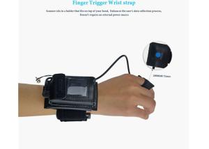 China Mini Bluetooth 2D Barcode Scanner / Ring Barcode Reader Wireless For IOS Android on sale