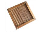 Custom Design Pattern Hole Exterior Wall Cladding Panel With Square Tube Frame