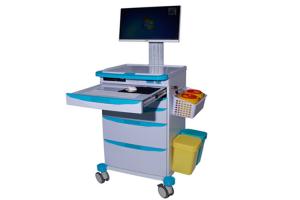 China Mobile Medical Cart Trolley Drug Trolley For Laptop Dialysis  (ALS-WT04) on sale