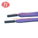 Jiayang black round drawstring elastic drawstring colorful cord for hoodie Flat