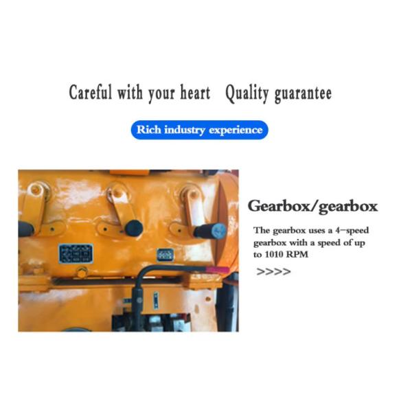 150 Meters Drill Depth Diesel Engine Soil Testing Drilling Rig For 150 Mm Drilling Hole Diameter