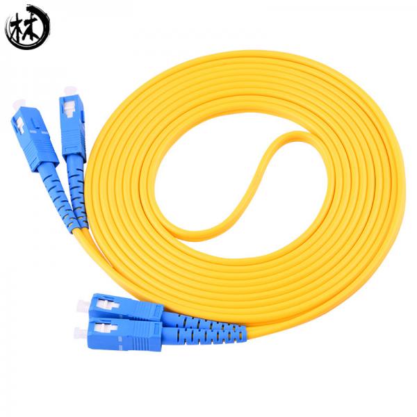 Buy 5M SC/UPC-SC/UPC Fiber Optic Ethernet Cable Good Durability For Telecommunication at wholesale prices