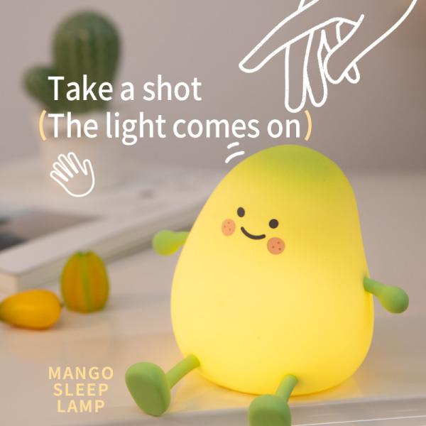 Small Mango Cute Night Light Lamp With Usb Charging Usage Time 5h-40h