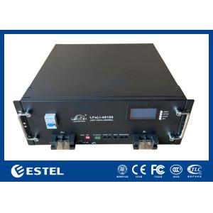 Quality 100Ah 48VDC Lithium Iron Phosphate Battery for Telecom Outdoor Cabinet for sale