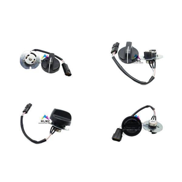 YN52S00075P1 Excavator Potentiometer Dial Knob / Throttle Dial Knob OEM SIZE