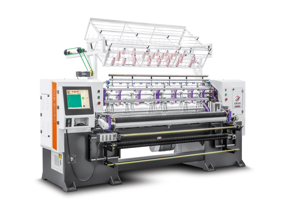 80 Inches Ultra High Speed Computerized Shuttle Multi Needle Quilting Machine For Garments Textile Fabric